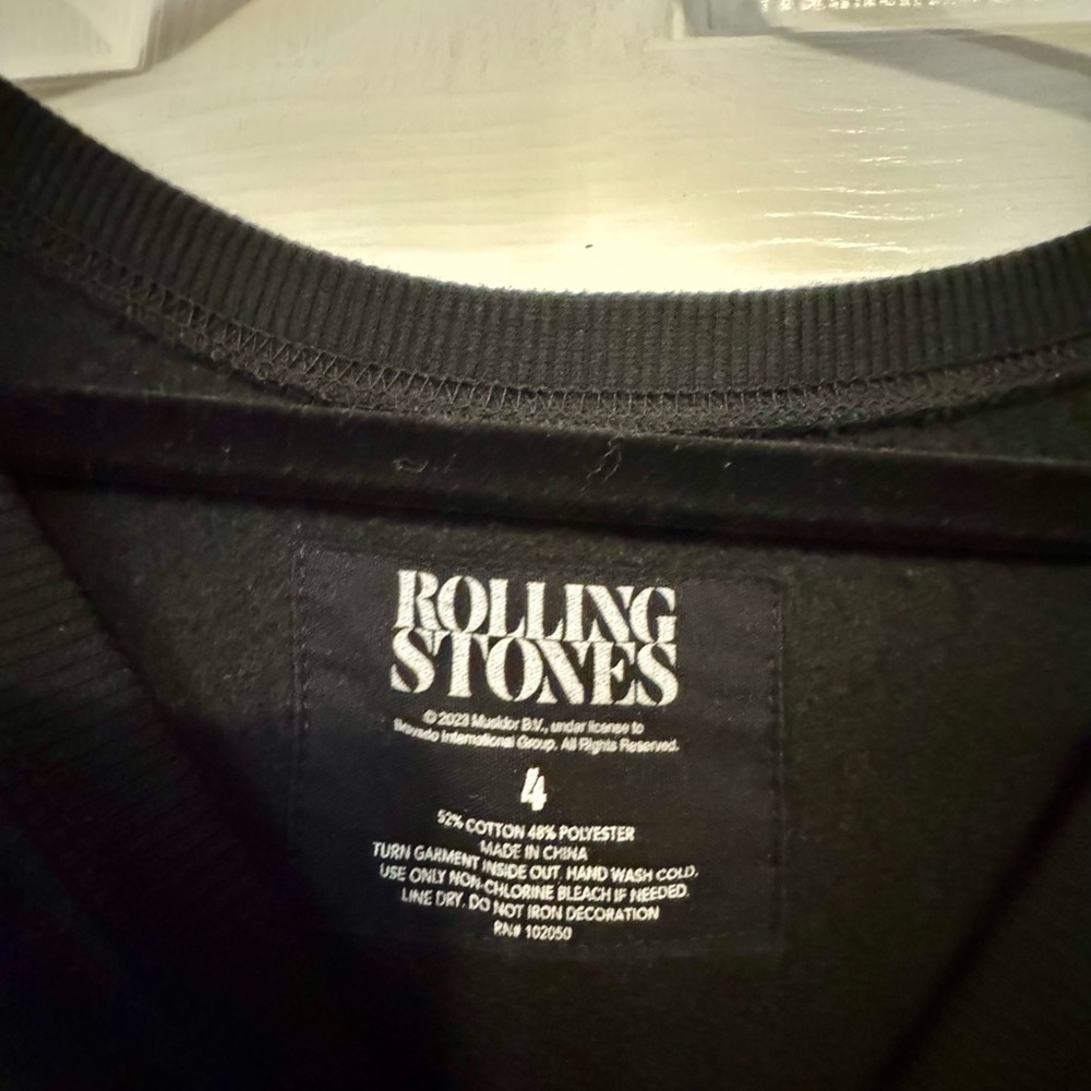 Rolling Stones Black Crewneck - Picture 2 of 3